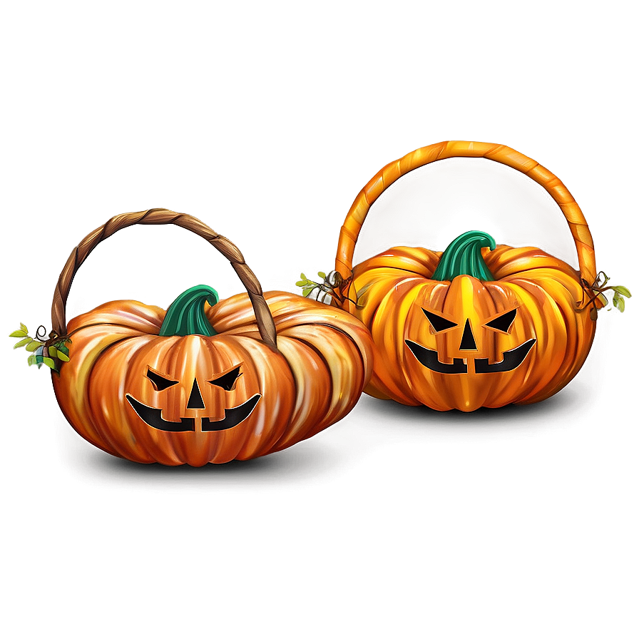 Harvest Pumpkin Basket Png Tnb95