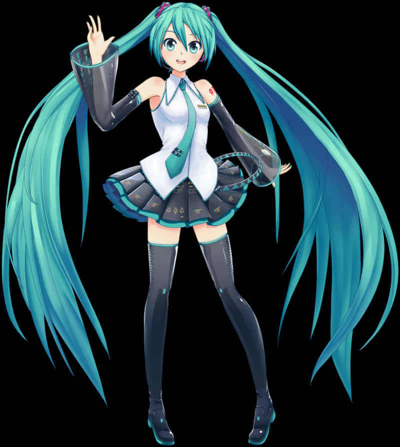 Hatsune Miku - Hatsune Miku Png, Transparent Png PNG with transparent background