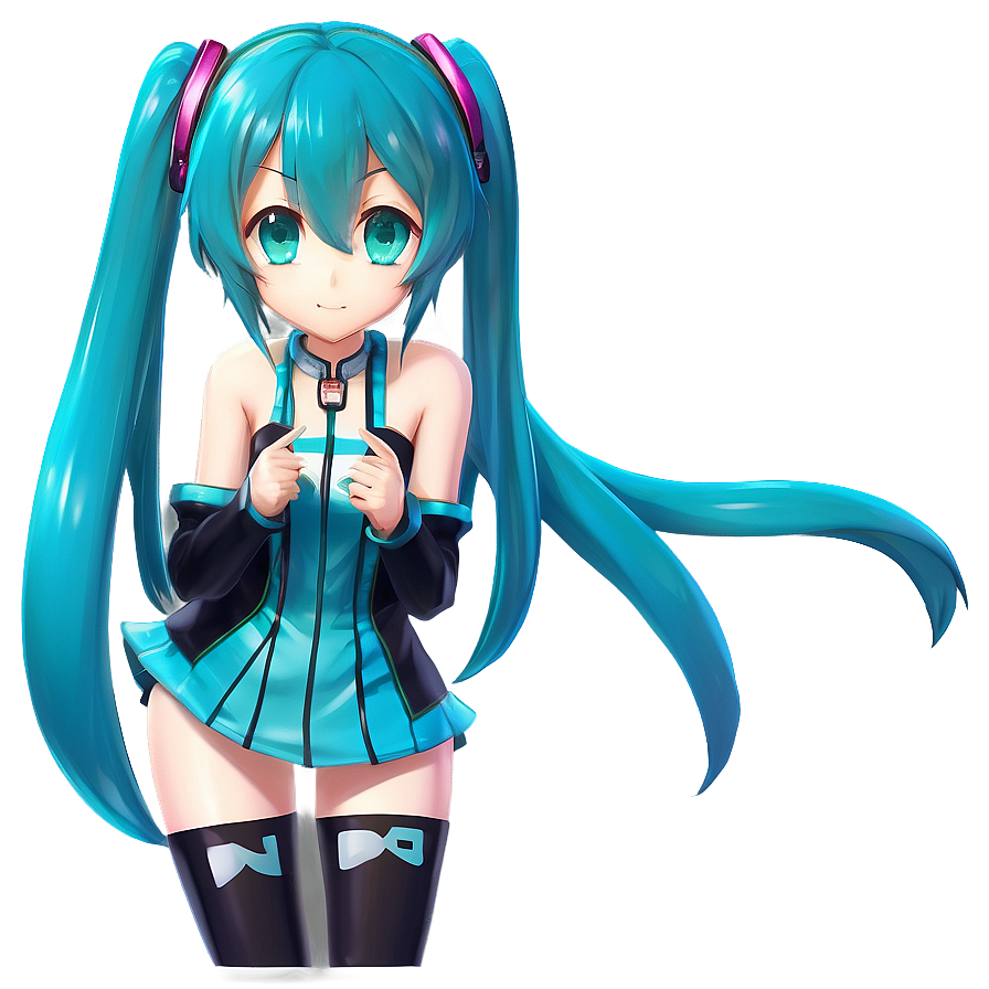 Hatsune Miku Virtual Idol PNG vgk21 PNG with transparent background