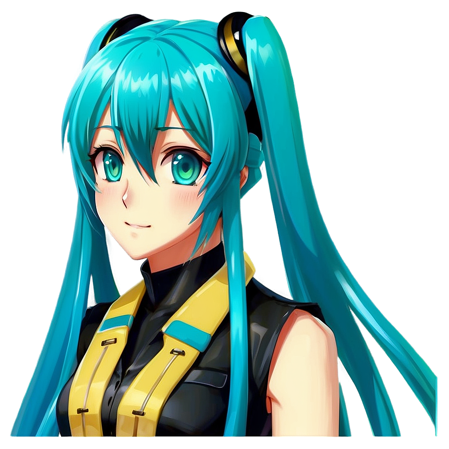 Hatsune Miku Vocaloid Character PNG 81 PNG with transparent background