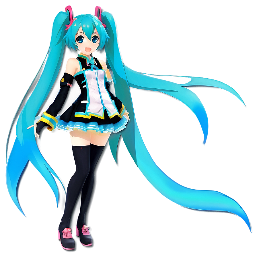 Hatsune Miku Vocaloid Costume Png Qfs64