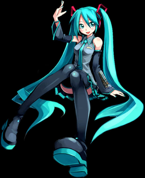 Hatsune Miku Vocaloid Pose