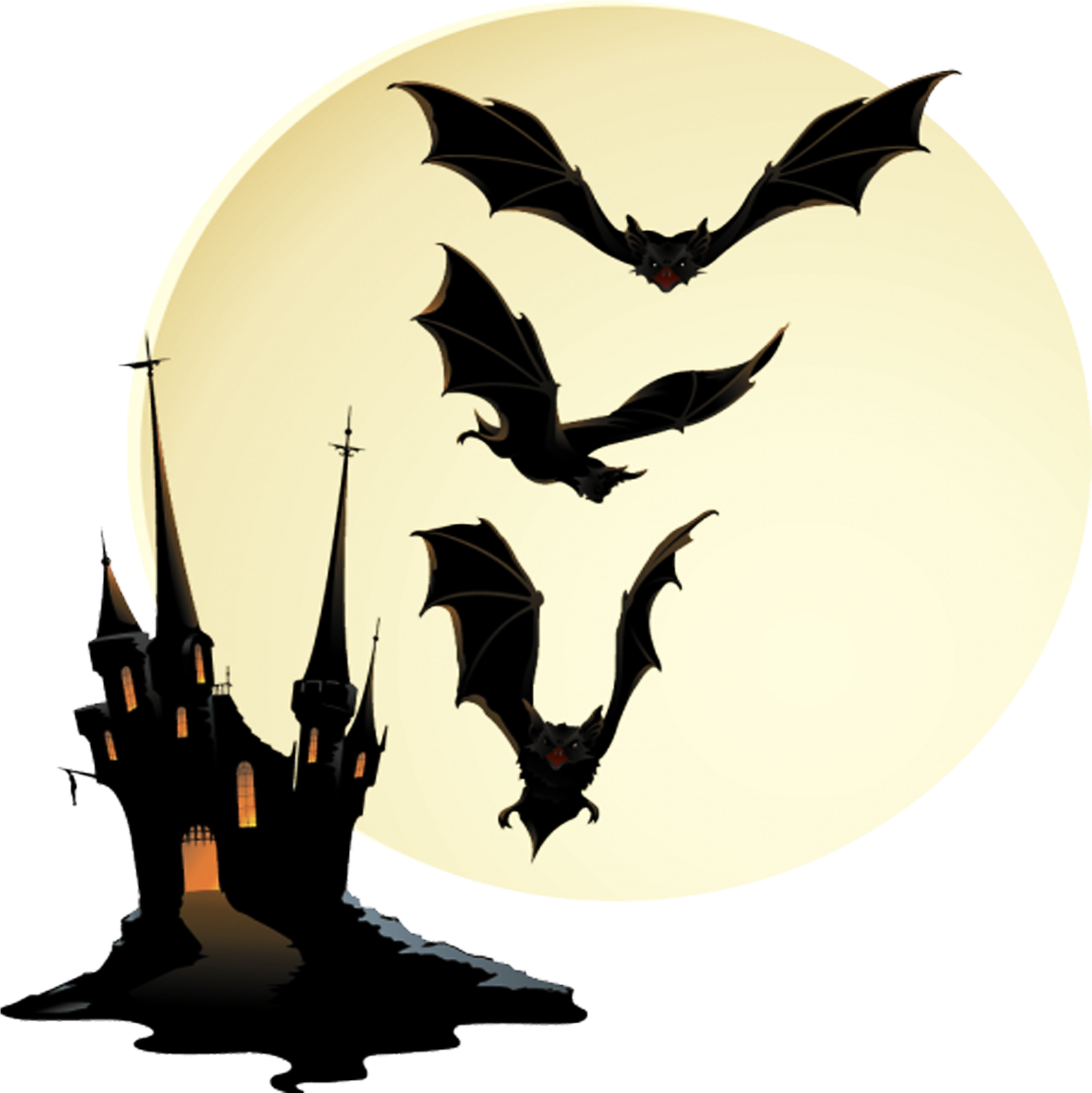 Halloween Haunted House Spooky Clip Art - Haunted House Transparent Background, HD Png Download PNG image with a transparent background, free high-resolution download