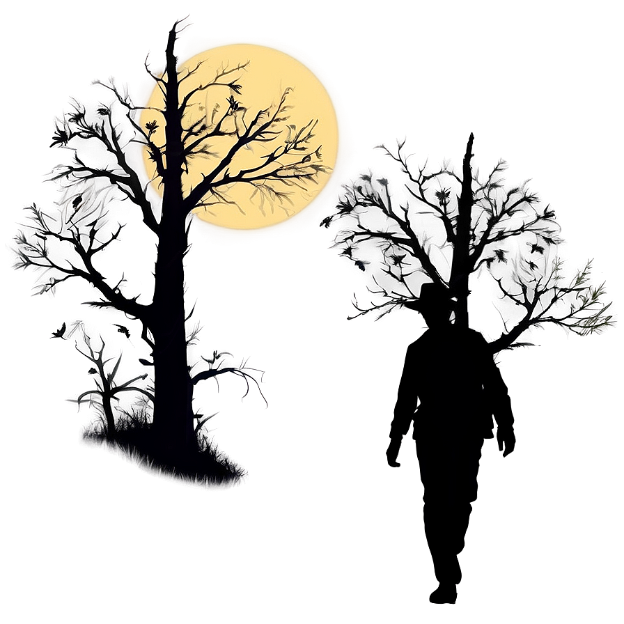 Haunted Forest Silhouette Png 2