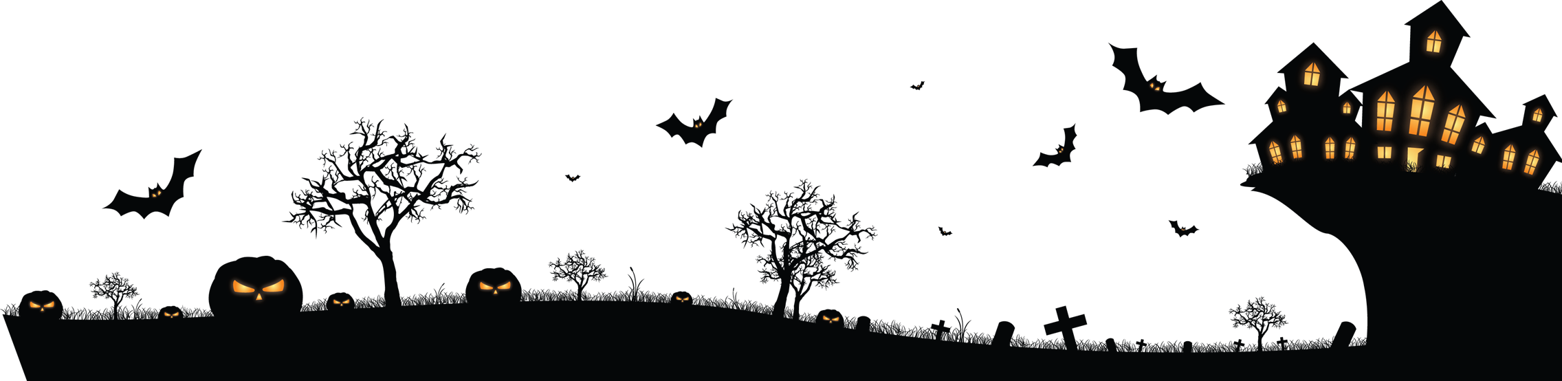 Haunted_ Hilltop_ Halloween_ Silhouette