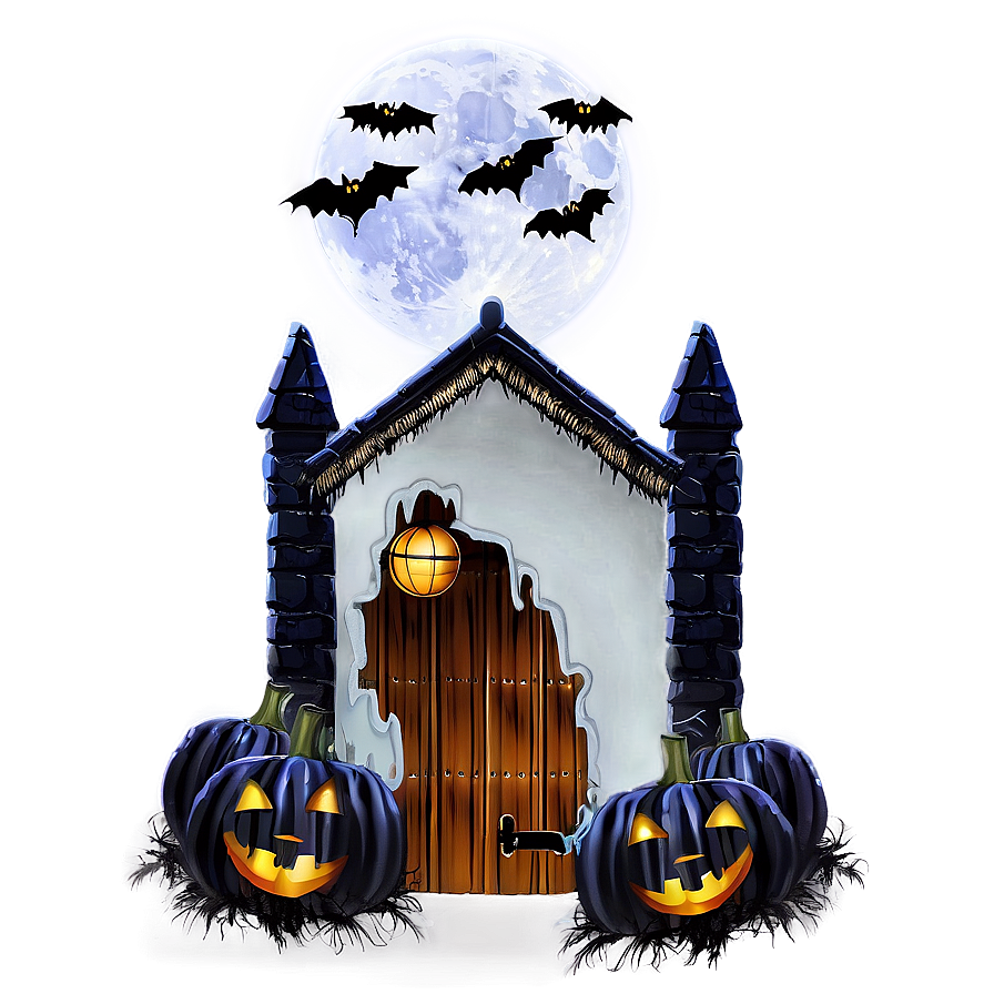 Haunted House Decorations Png 06212024