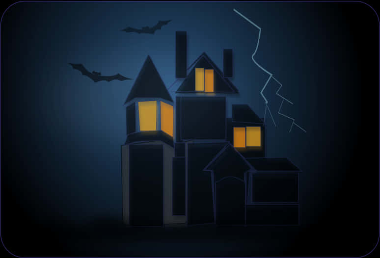 Haunted House Illustration