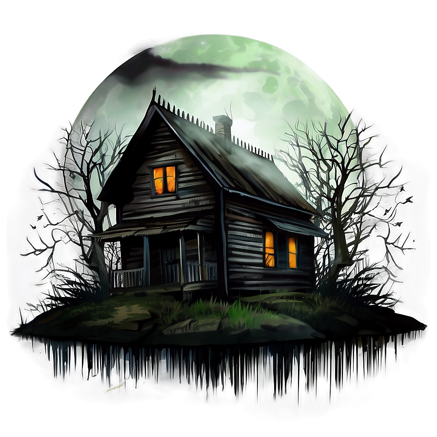 Haunted House With Fog Png Wgq54