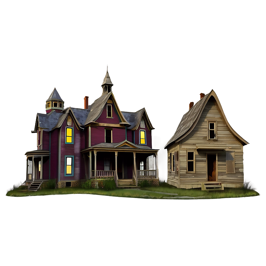 Haunted Houses Png 05252024