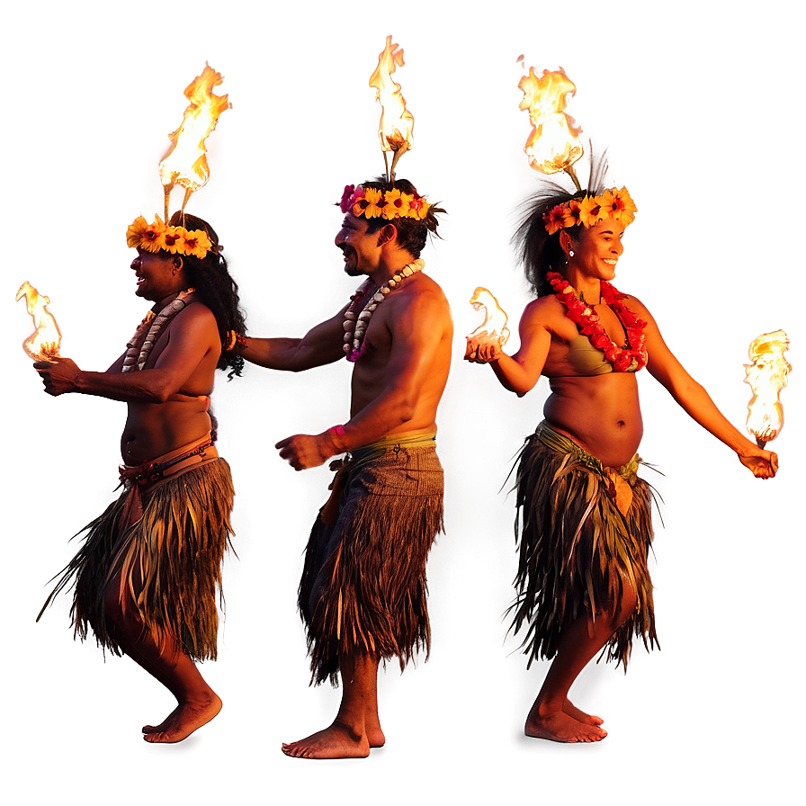 Hawaiian Islands Fire Dance Ritual Png 06212024