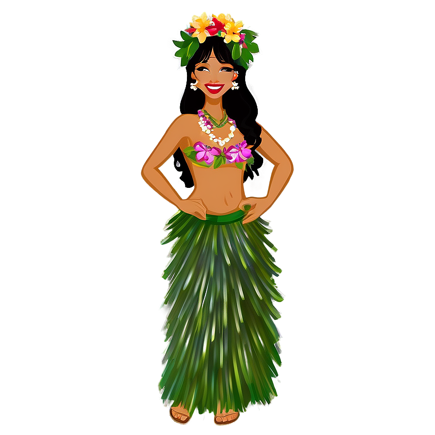 Hawaiian Islands Hula Dancer Png Msh20