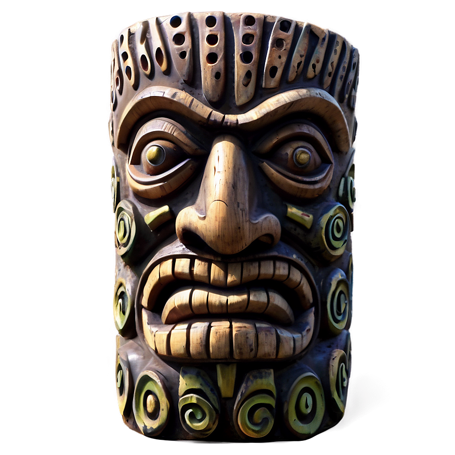 Hawaiian Islands Tiki Statues Png 06212024