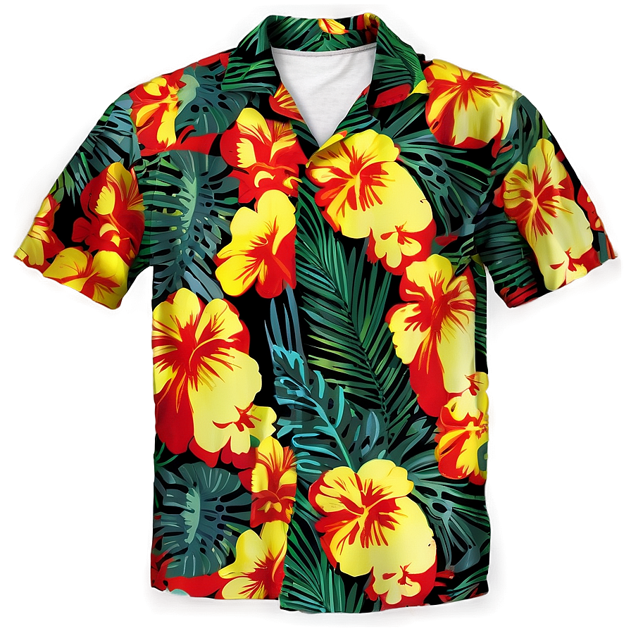 Hawaiian Shirt Print Png 32