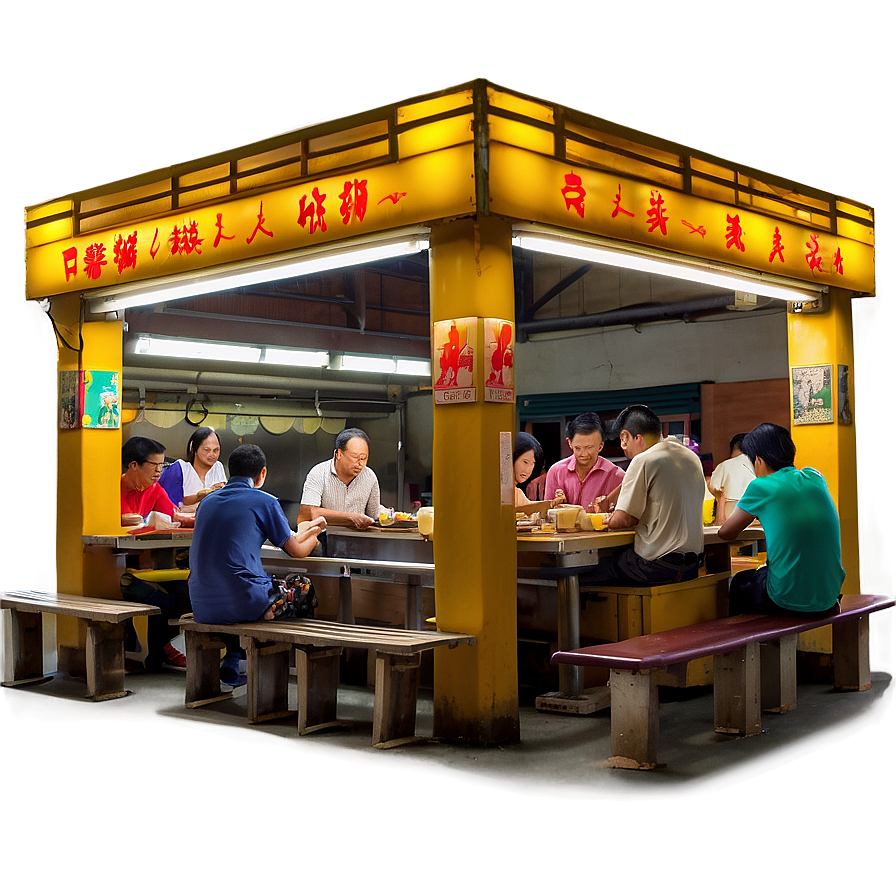 Hawker Centre Singapore PNG 06232024 PNG with transparent background