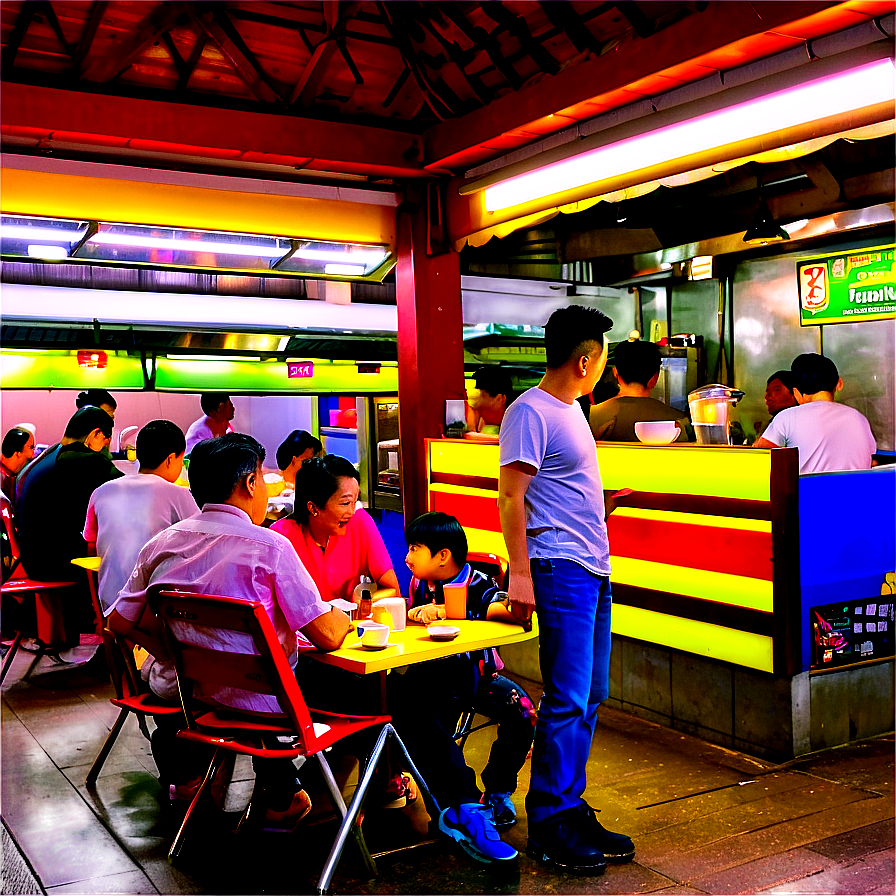 Hawker Centre Singapore PNG 06232024 PNG with transparent background