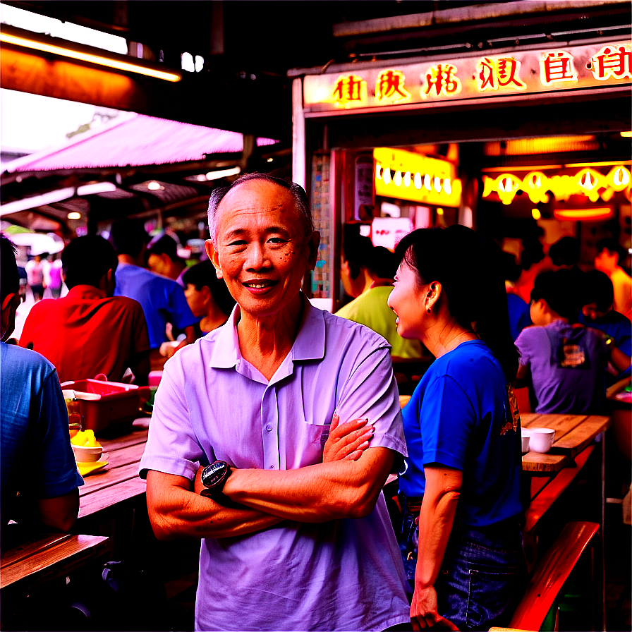 Hawker Centre Singapore PNG 06232024 PNG with transparent background