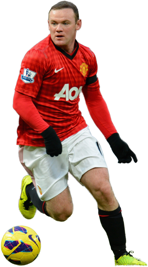 Hd Photoshop A Png Manchester United Fc Soccer Player - Wayne Rooney Manchester United Png, Transparent Png PNG with transparent background