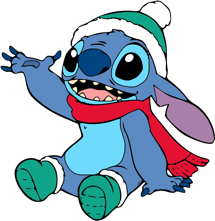 Стич И Новый Год Стикеры, HD Png Download PNG with transparent background