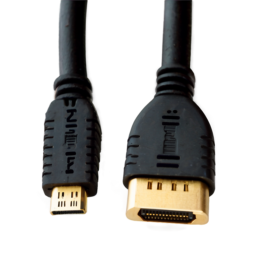 Hdmi Cable With Ferrite Cores Png 06292024