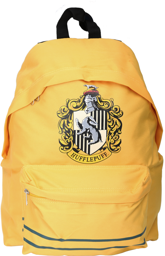 Head Back To School In Style With This Hufflepuff Backpack - Hufflepuff Backpack Png, Transparent Png PNG with transparent background
