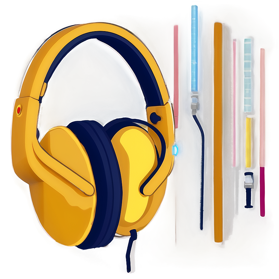 Headphones Flat Design Png 58