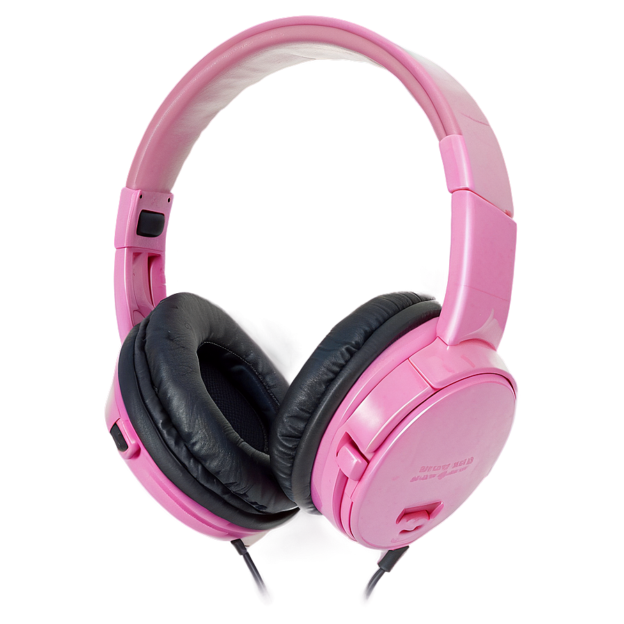 Headphones Pink Girly Png 10