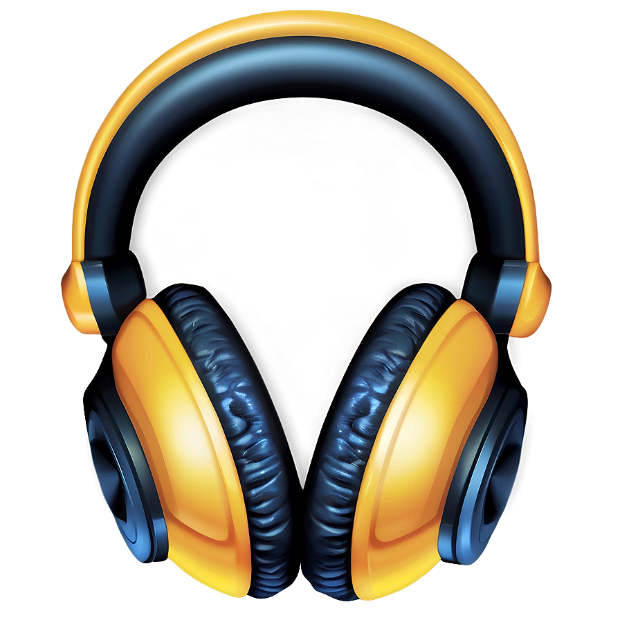 Headphones With Emoji Design Png 44