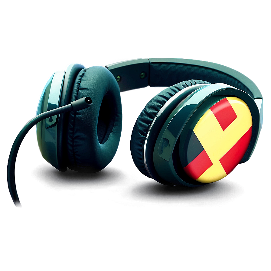 Headphones With Flag Design Png Hvr