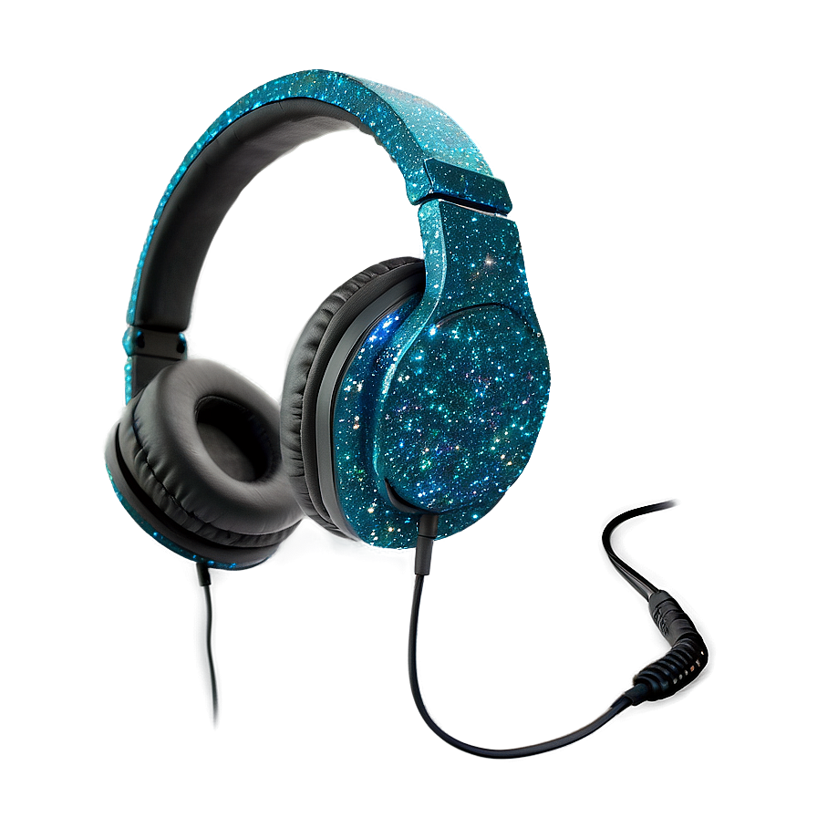 Headphones With Glitter Finish Png Tns