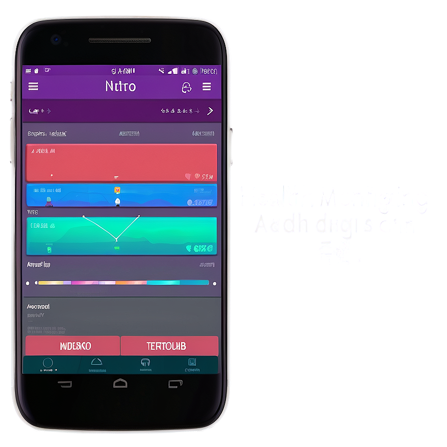 Health Monitoring App Display Png Wad