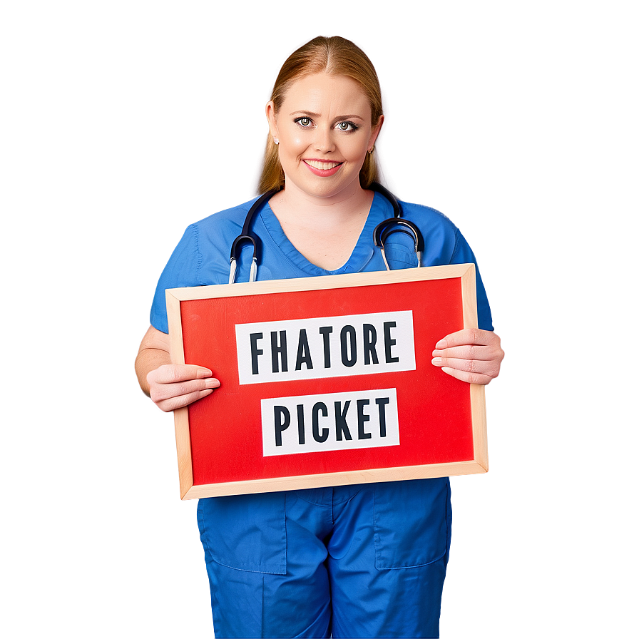 Healthcare Picket Sign Png Vjt