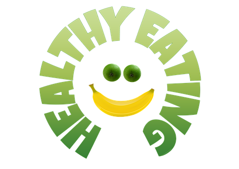 Healthy Eating Smile Graphic PNG with transparent background