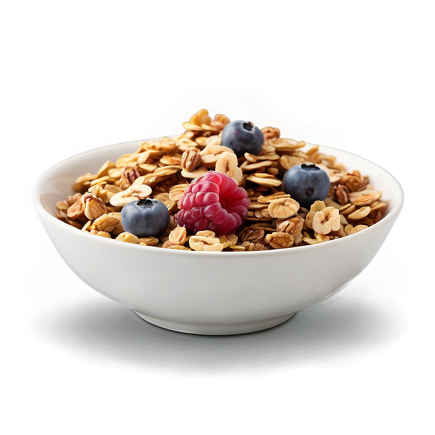 Healthy Granola Bowl PNG noh PNG with transparent background