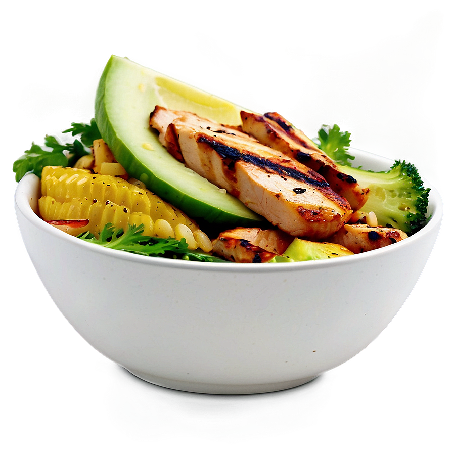 Healthy Grilled Chicken Bowl PNG 77 PNG with transparent background