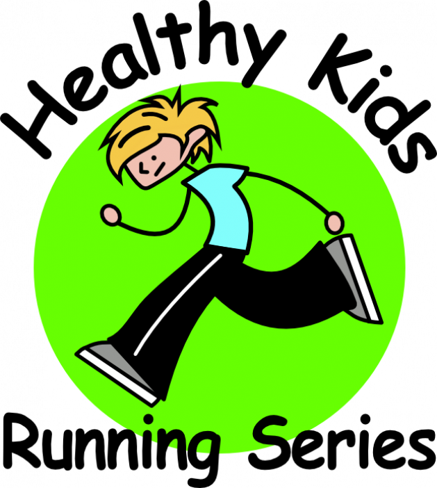 Healthy Kids Running Series Logo PNG with transparent background