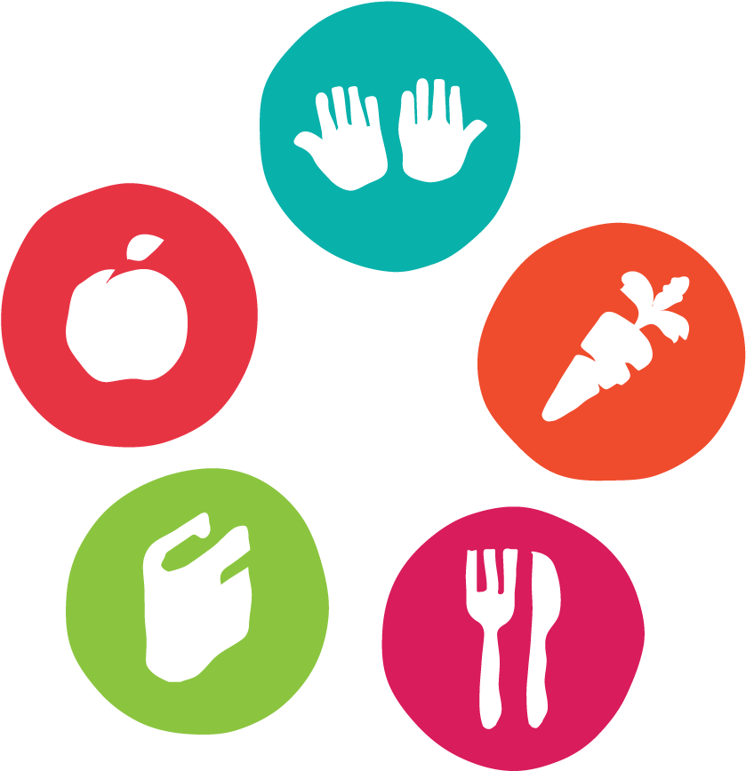 Healthy Lifestyle Icons Graphic PNG image with a transparent background, free high-resolution download
