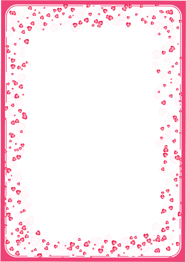 #mq #pink #heart #frame #frames #border #borders - Marco Para Fotos Del 14 De Febrero, HD Png Download PNG image with a transparent background, free high-resolution download