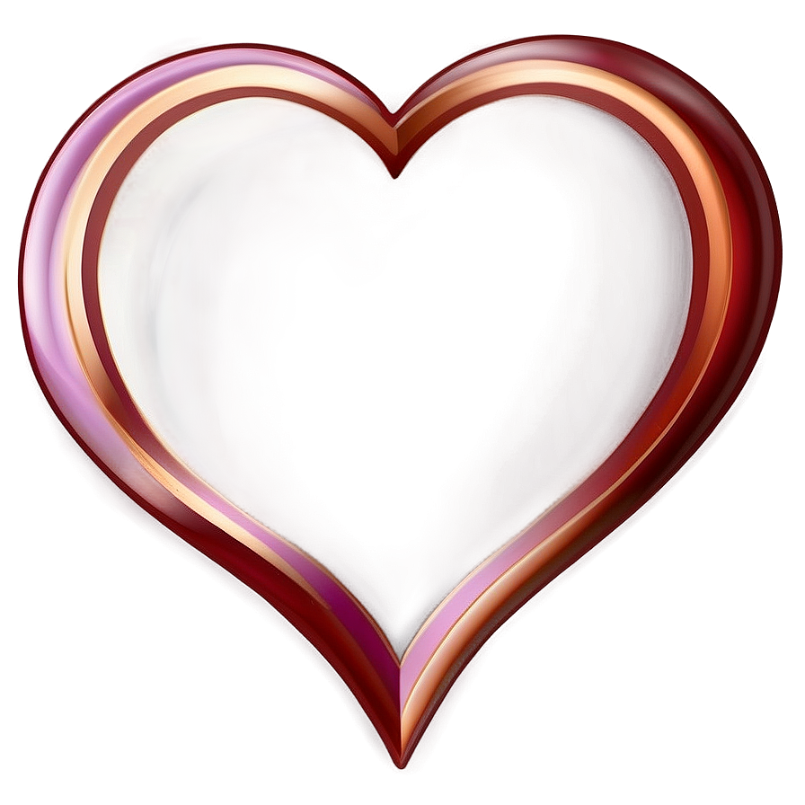 Heart Border PNG ecu88 PNG image with a transparent background, free high-resolution download