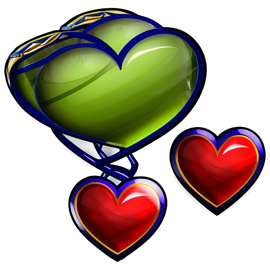 Heart Clipart Banner Png Opg