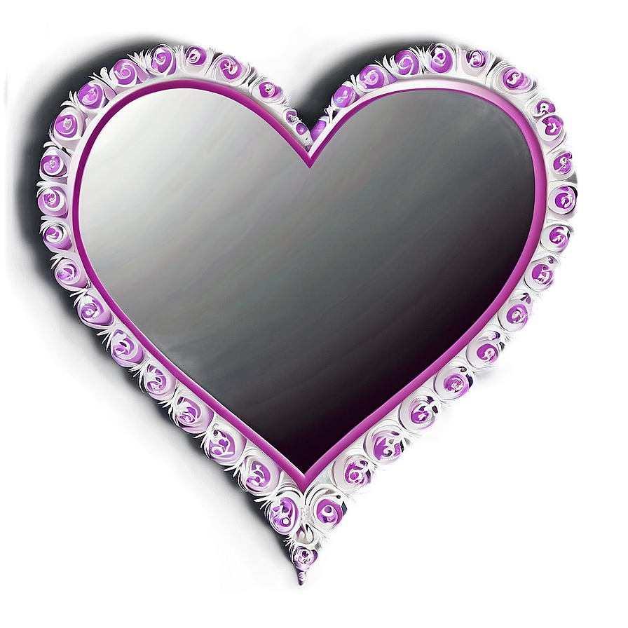 Heart Clipart Border Frame Png Ycv