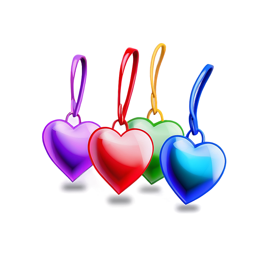 Heart Clipart In Different Colors Png 06132024