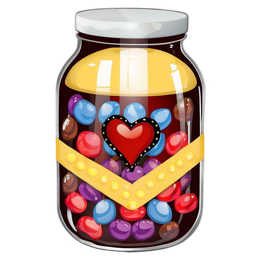 Heart Clipart In Jar Concept Png 05252024