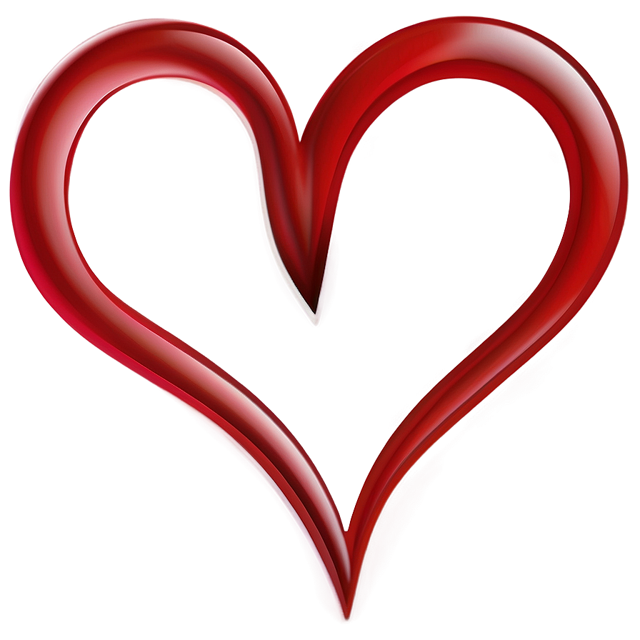 Heart Drawing Design Png 94