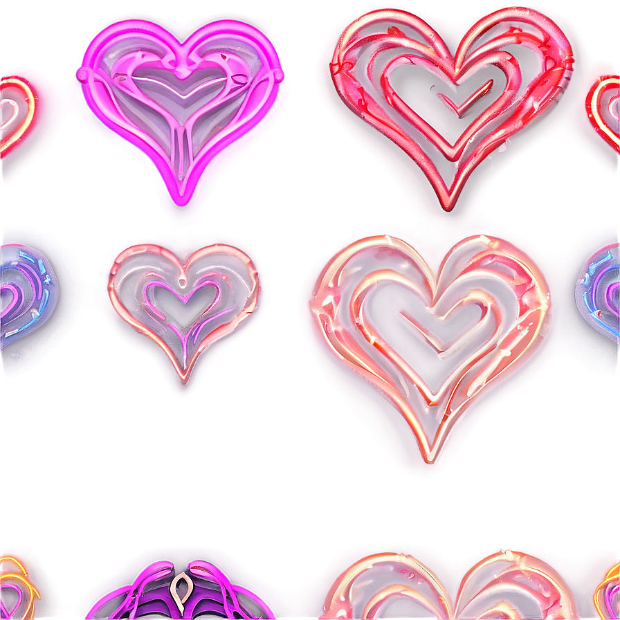 Heart Glow Overlay Png Aek