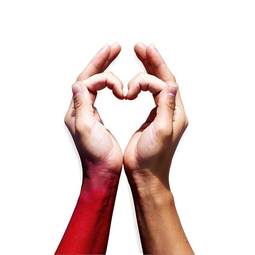 Heart Hands Art Png 06292024