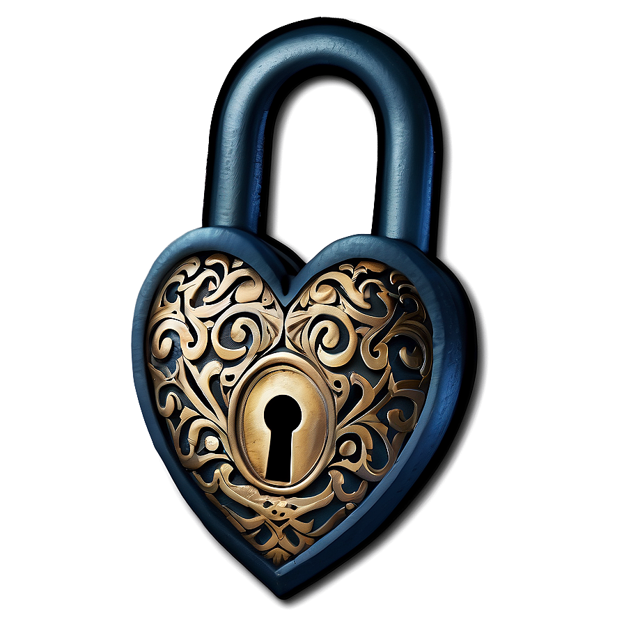 Heart Lock Tattoo Png 45