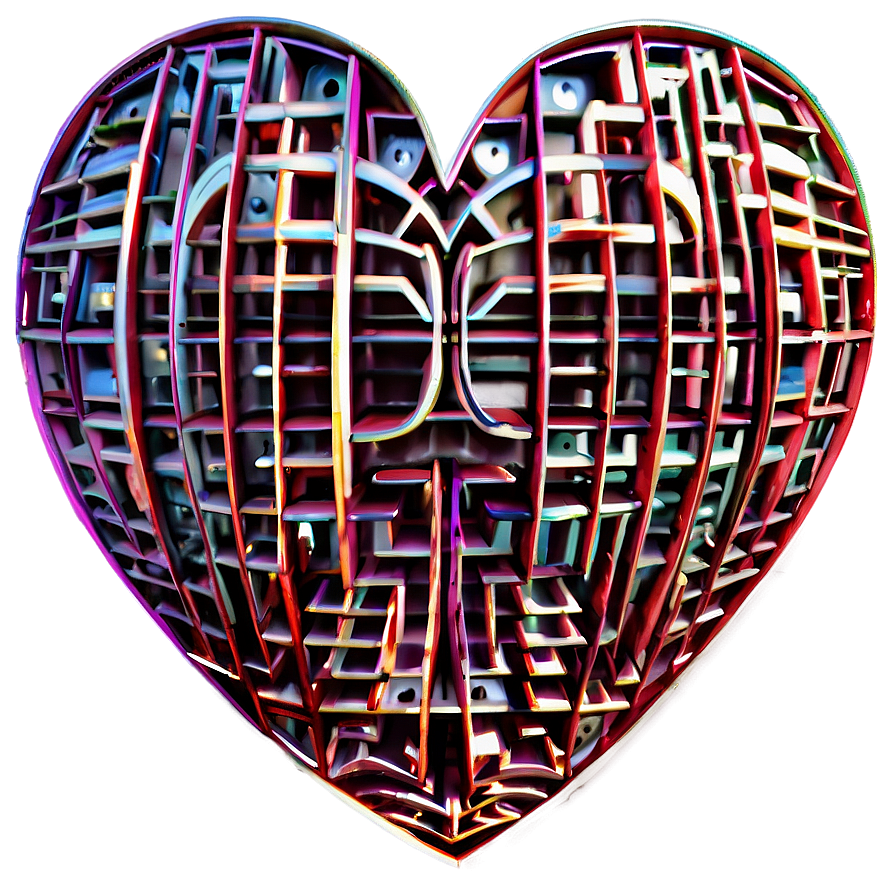 Heart Maze Puzzle Png 87