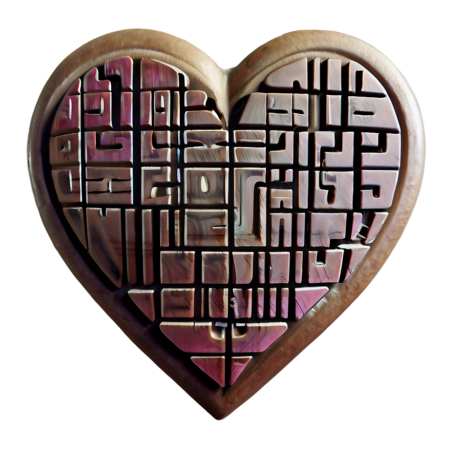 Heart Maze Puzzle Png A