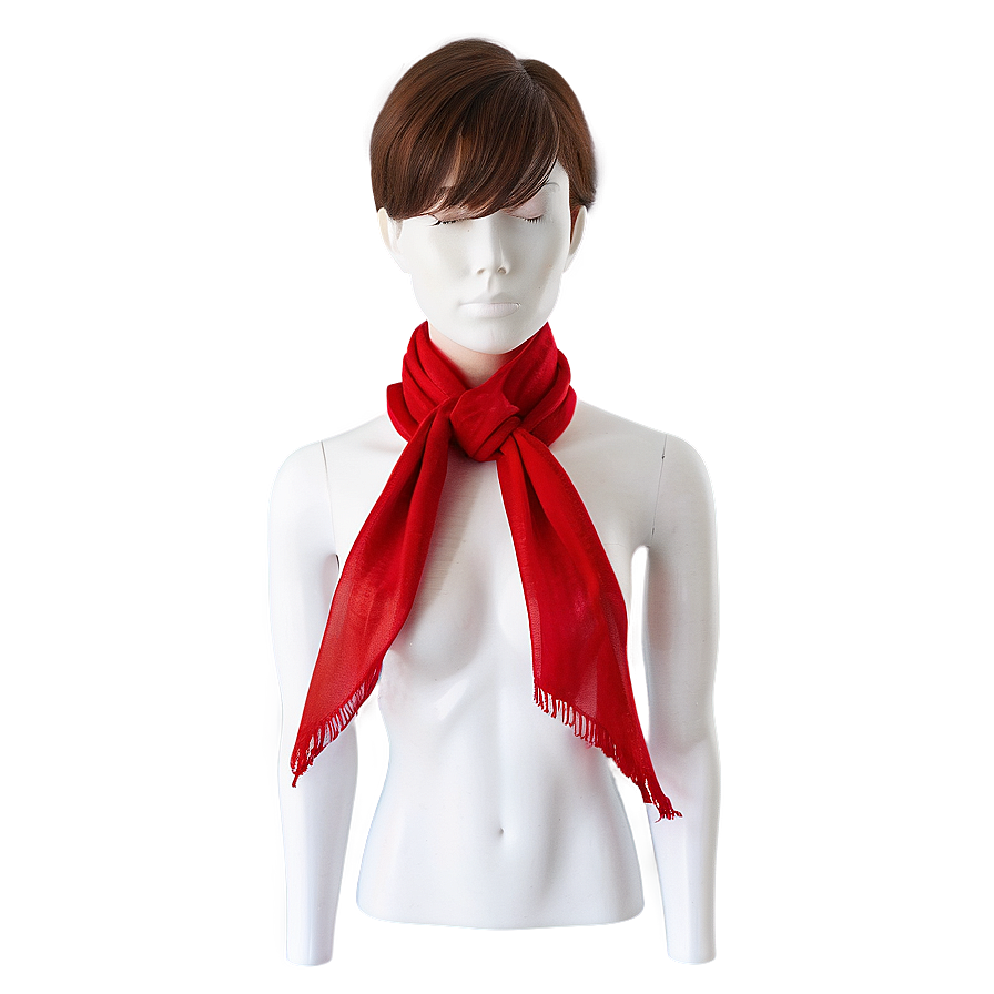 Heart Red Scarf Png Asw