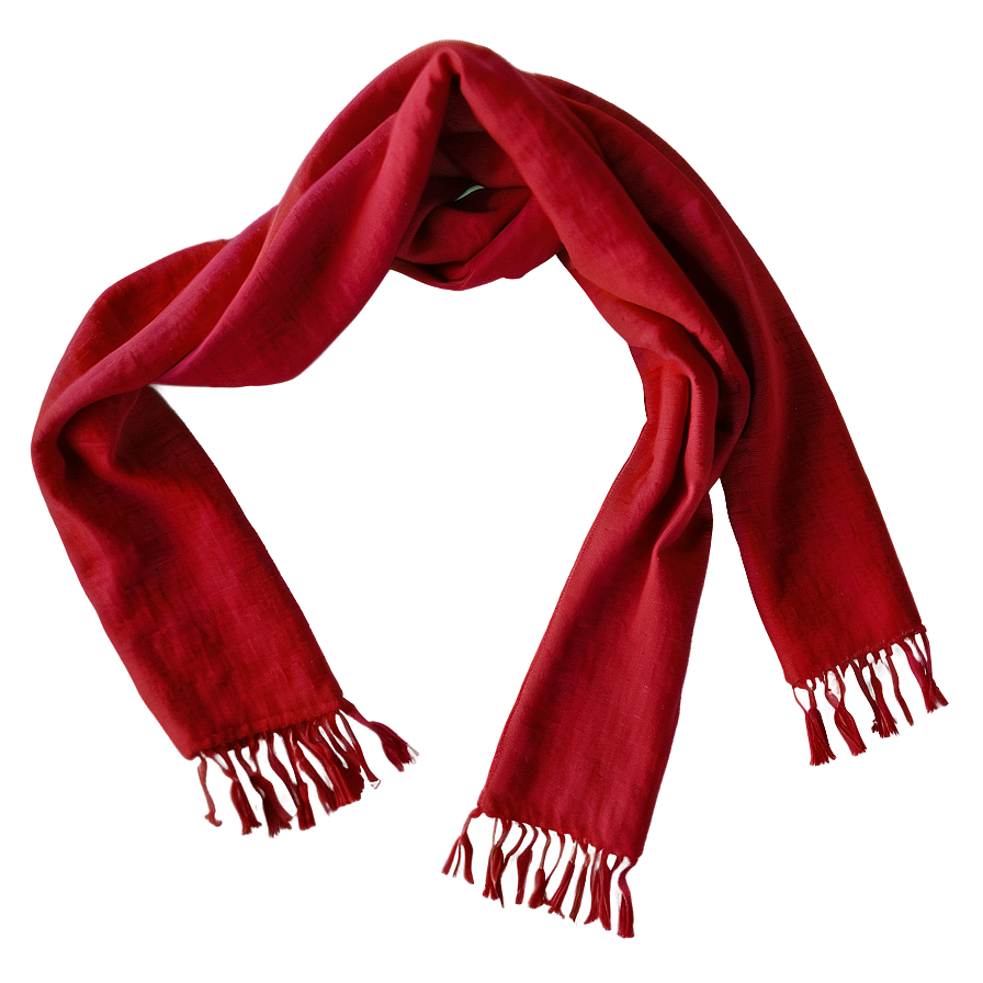 Heart Red Scarf Png Skm